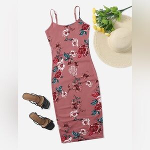 Floral bodycon dress